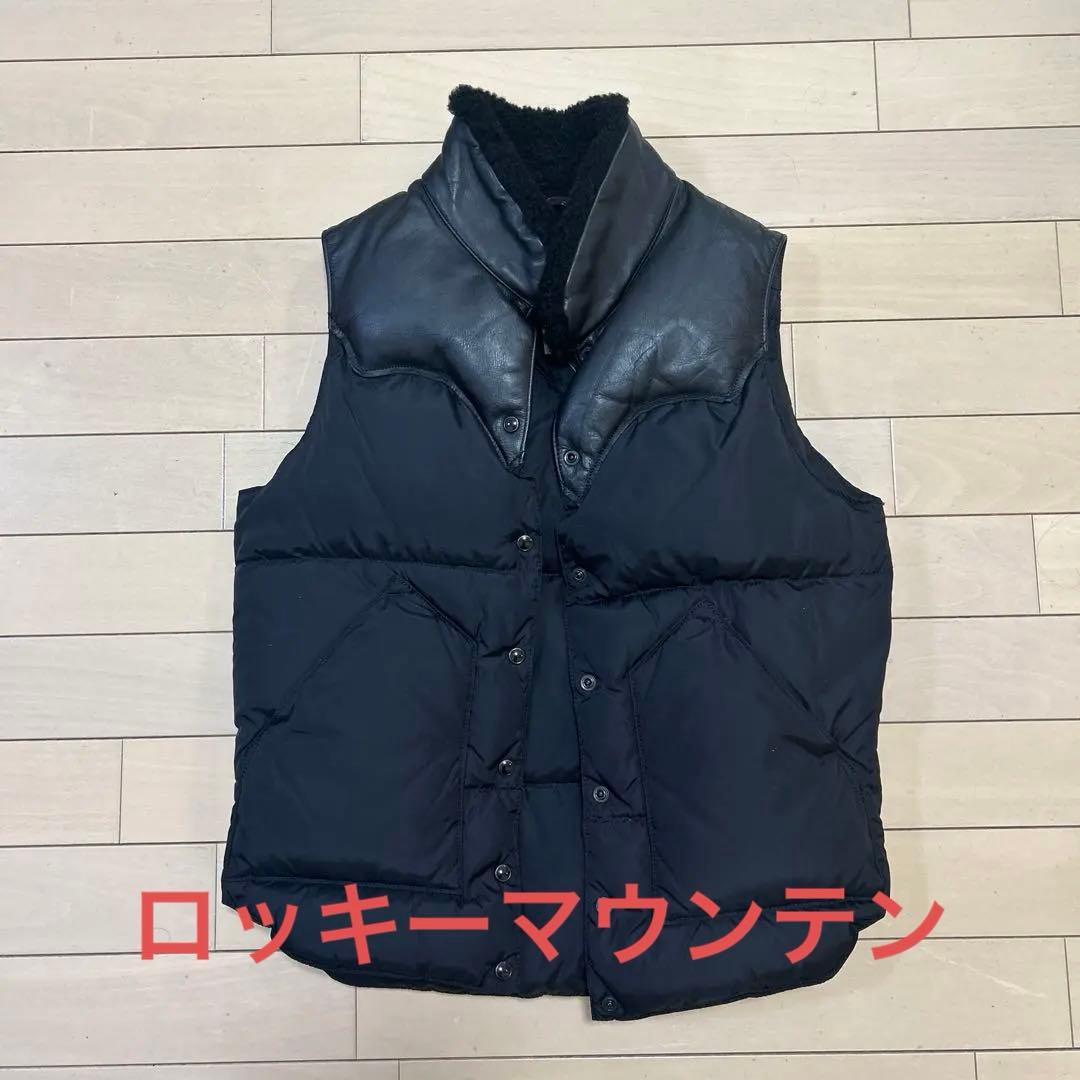 Rocky mountain ダウンベスト ブラック