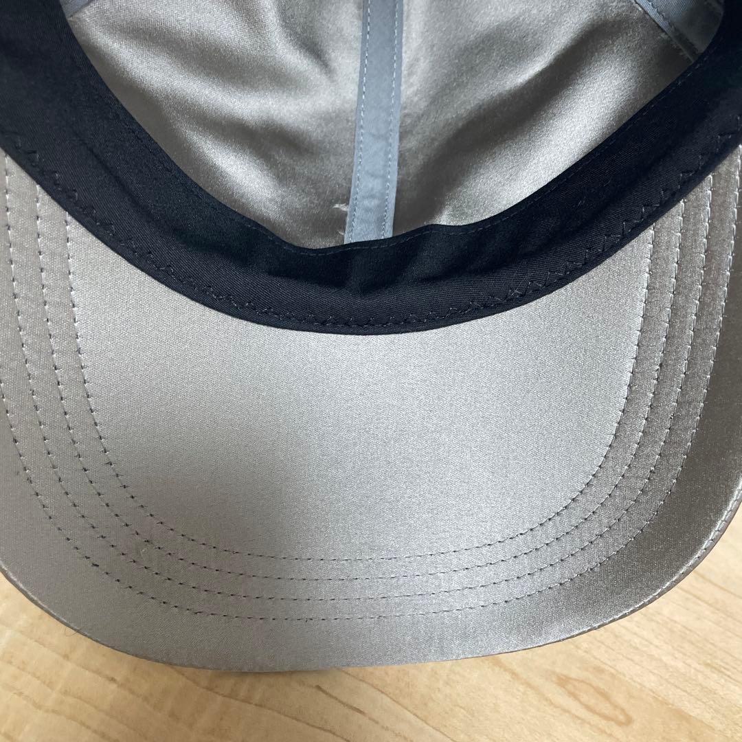 CA4LA カシラ HILDA 3 サテン レースバックリボンキャップ　グレー