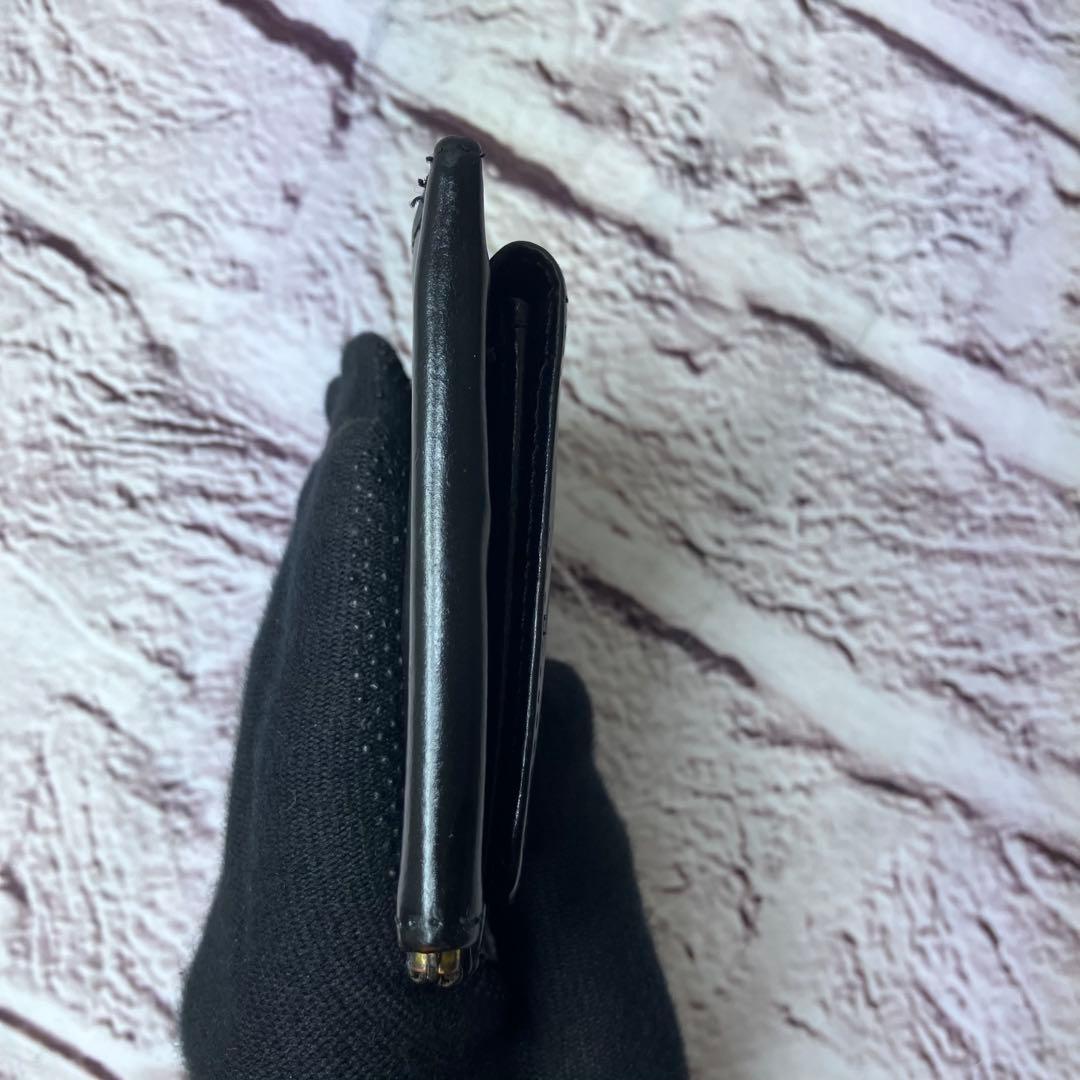 グレンロイヤル マネークリップ 小銭入れ付き 二つ折り財布 レザー ブラック