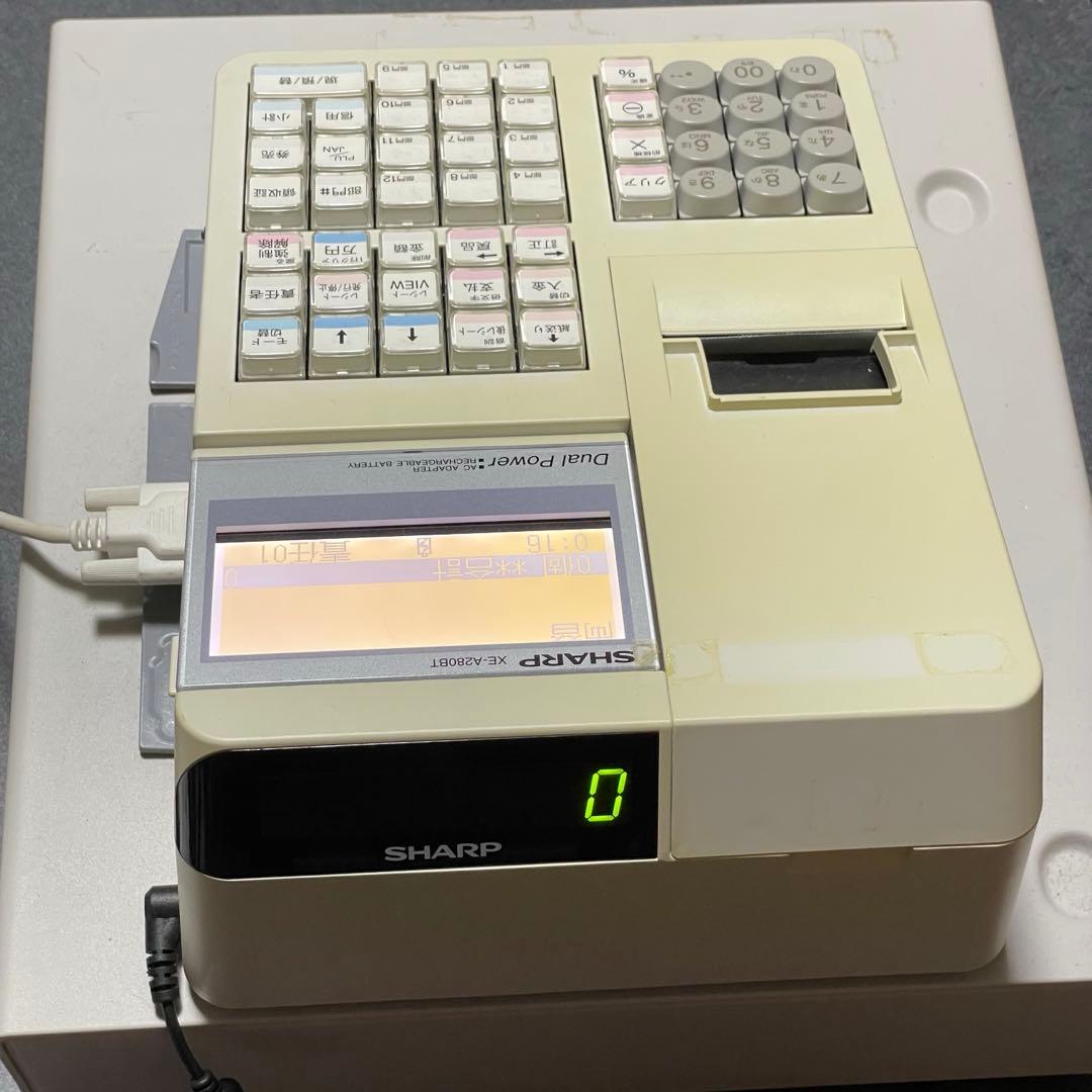シャープレジスターXE-A280 ハンドスキャナー付（取扱説明書付）