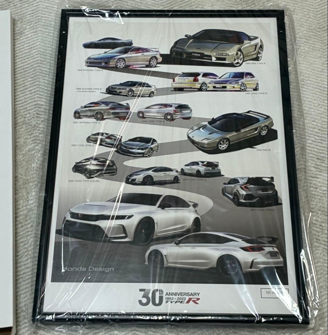 タイプR 30th ポスター（アルミフレーム付）シビック nsx インテグラ