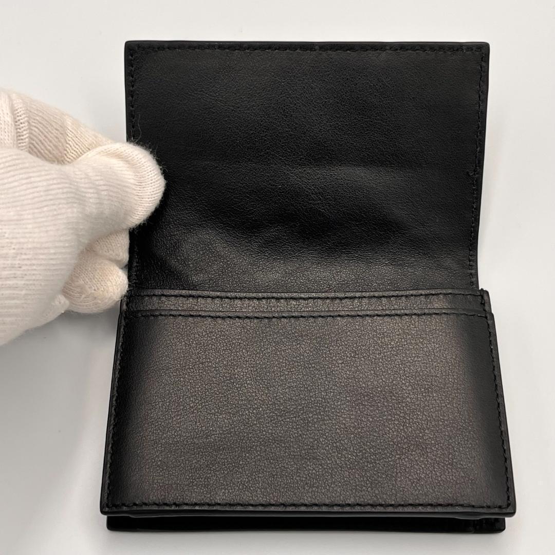 美品☆BOTTEGA VENETA名刺入 イントレチャート ビジネスカードケース