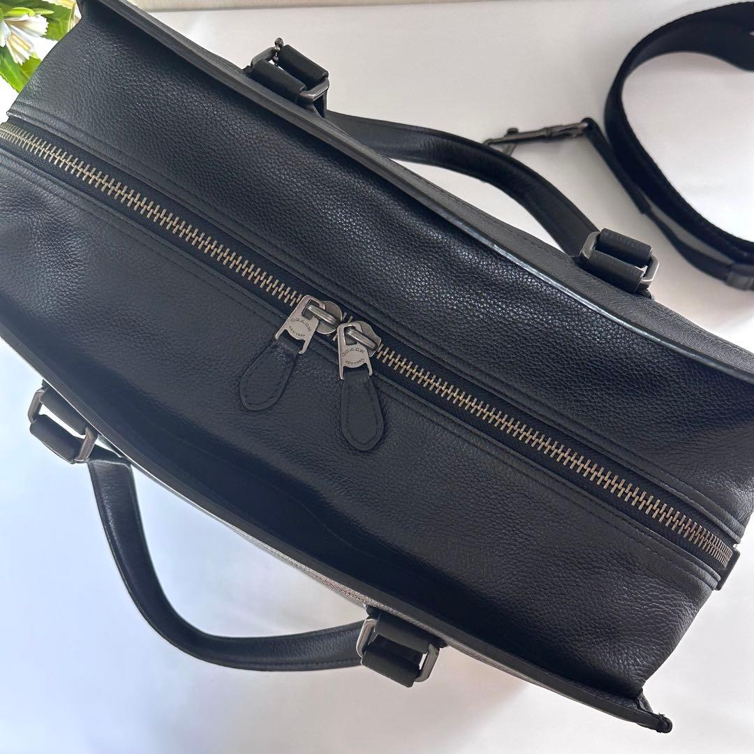 【美品】coach 牛革 2WAY ショルダー トートバッグ ビジネスバッグ