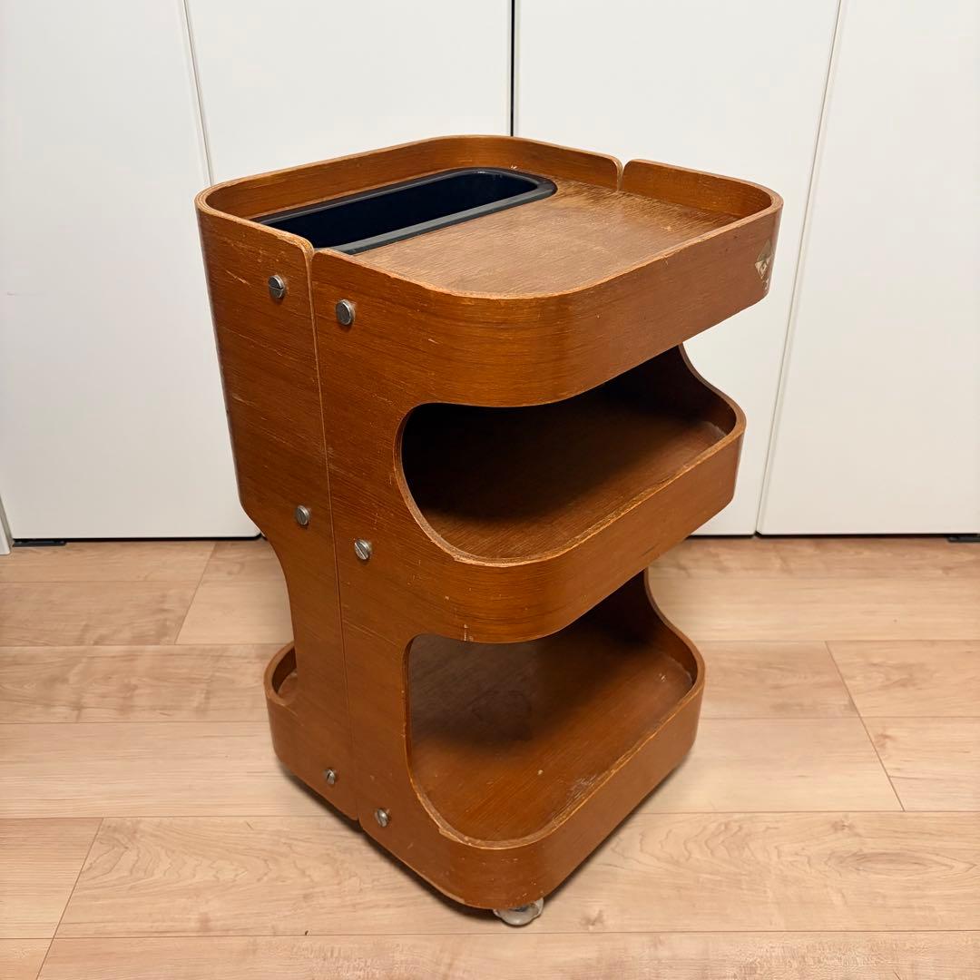 希少 ゴールドクラフト ヴィンテージ トローリー ワゴン サイドテーブル