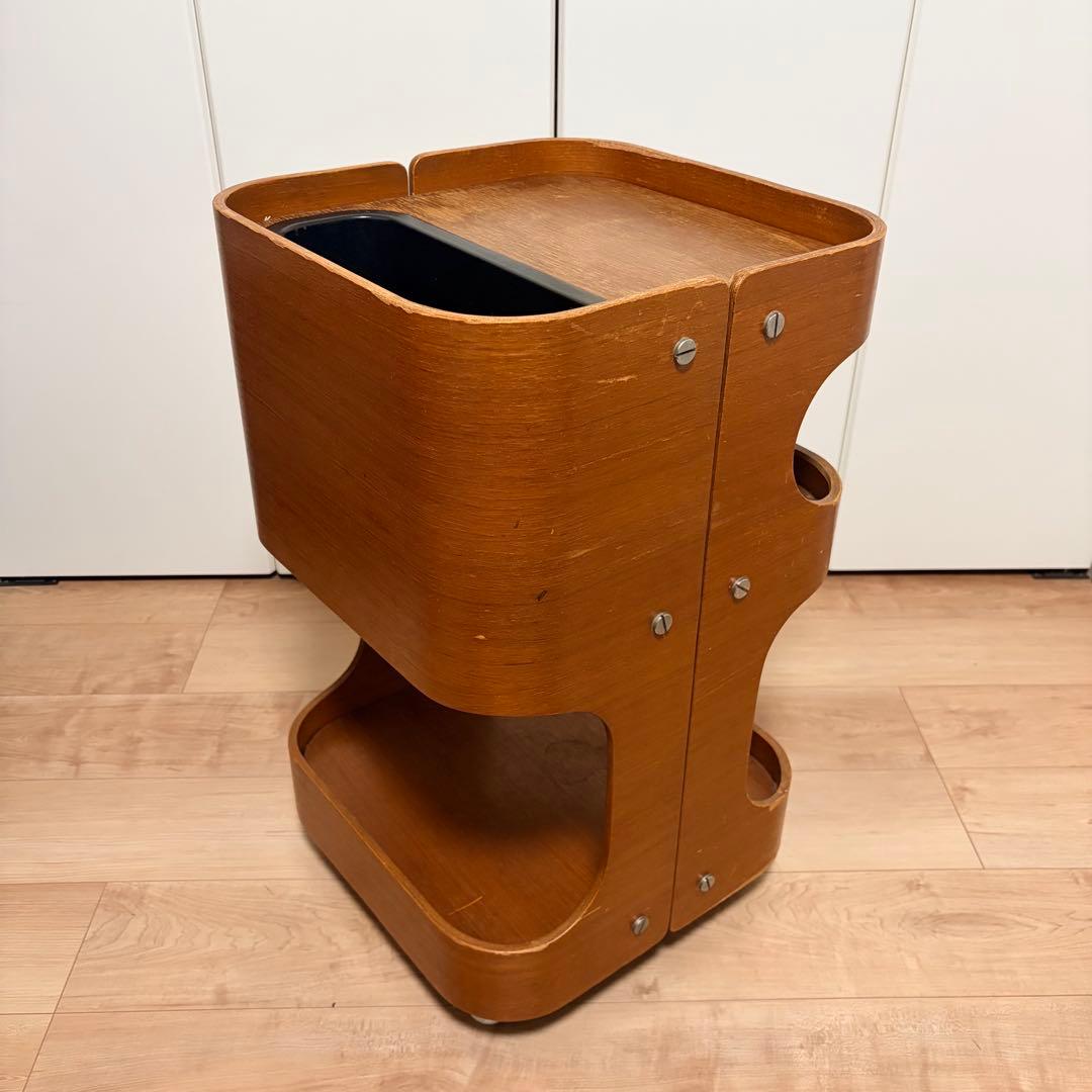 希少 ゴールドクラフト ヴィンテージ トローリー ワゴン サイドテーブル