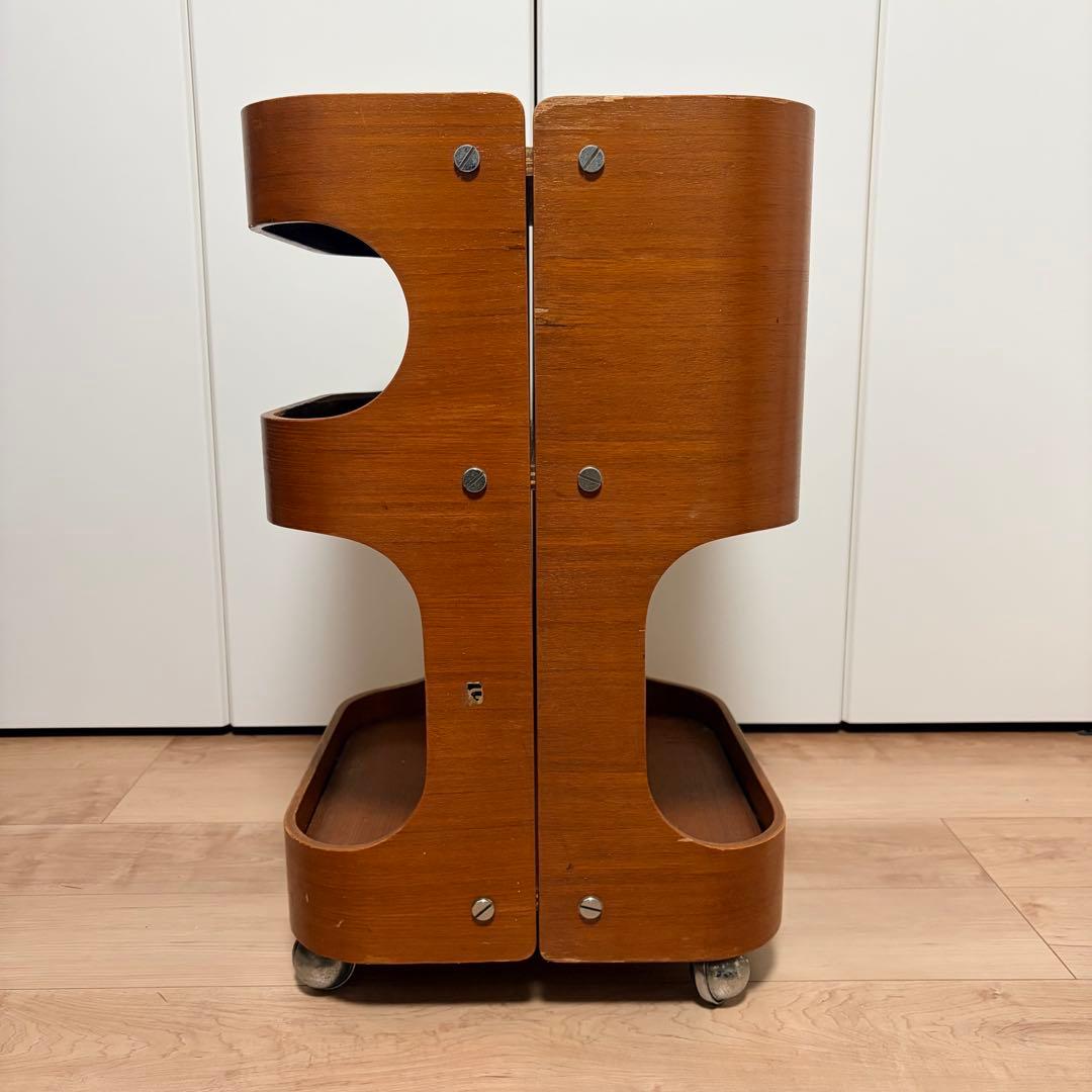 希少 ゴールドクラフト ヴィンテージ トローリー ワゴン サイドテーブル