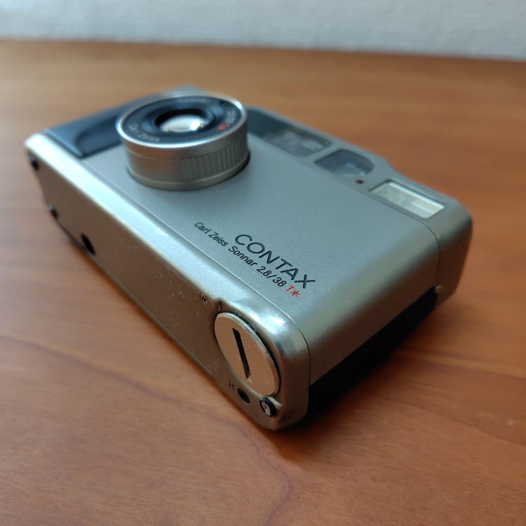 【shu】CONTAX T2 シルバー コンパクトフィルムカメラ