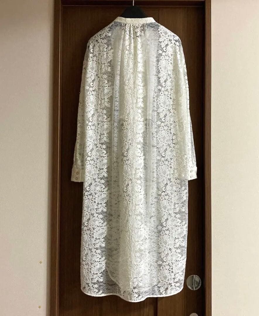 ✨新品¥97900⭐️モラビト✴︎スペル⭐️総レースのロングブラウス✨MORABITO