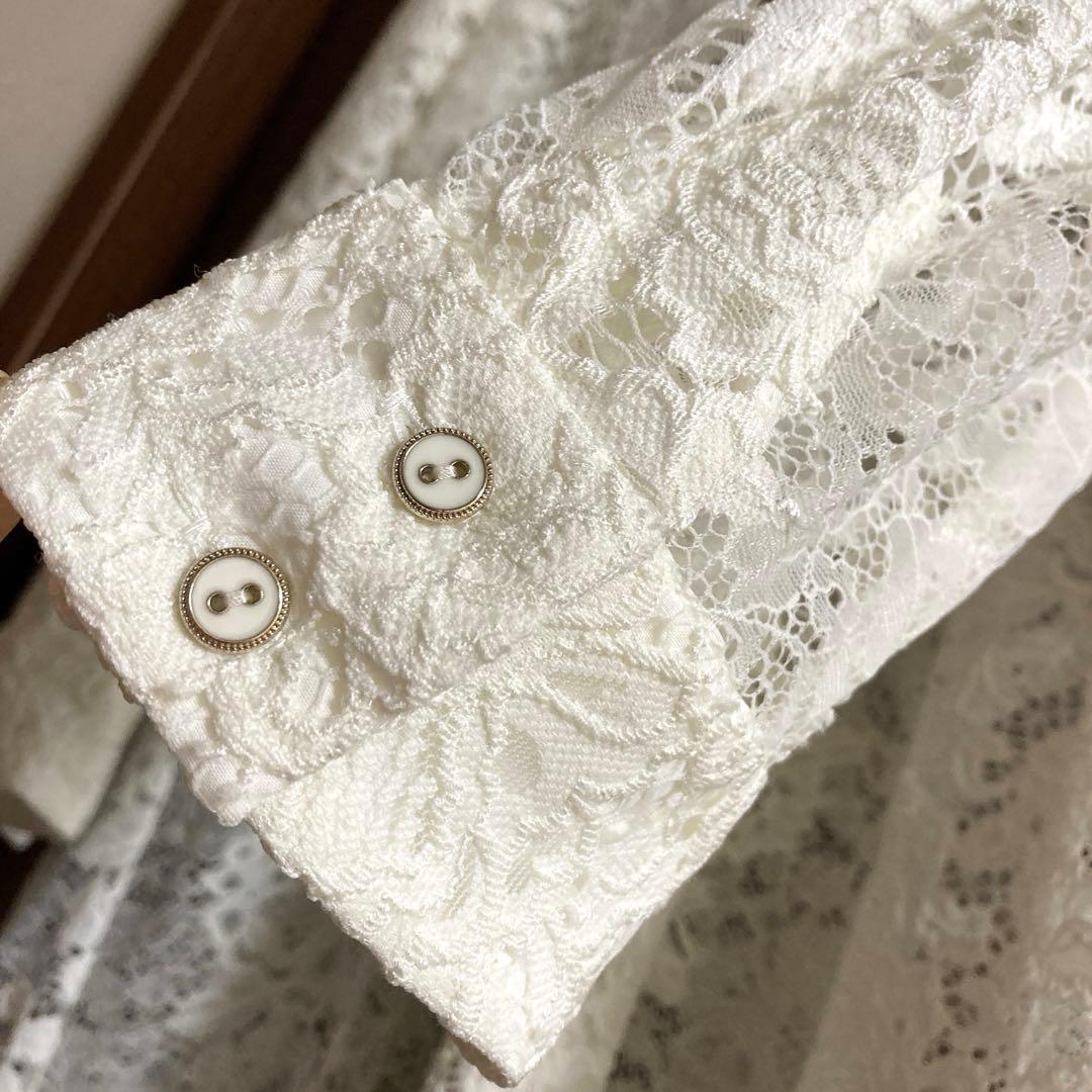 ✨新品¥97900⭐️モラビト✴︎スペル⭐️総レースのロングブラウス✨MORABITO