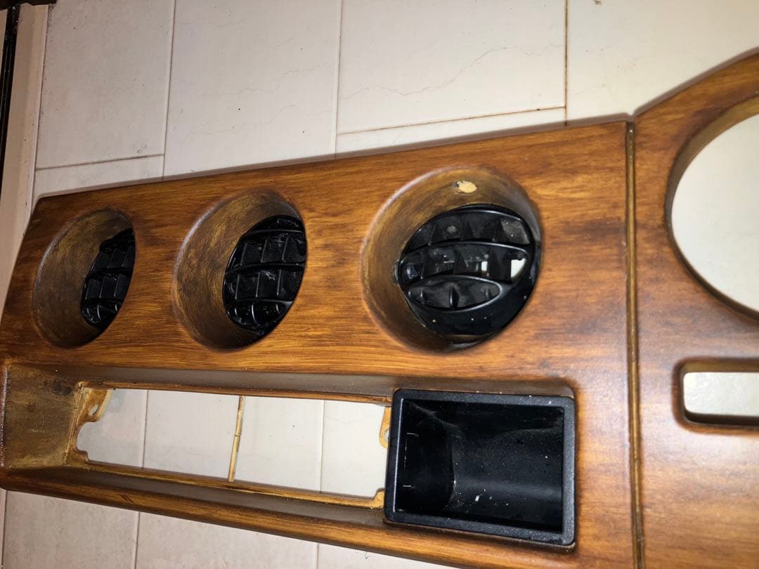 ジムニーJA22純正メーターパネル　グローブボックス蓋　ウッド調　塗装品