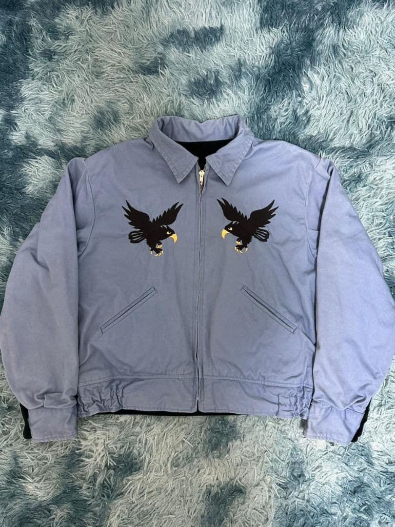 東洋エンタープライズ　スカジャン　ベロア生地　刺繍