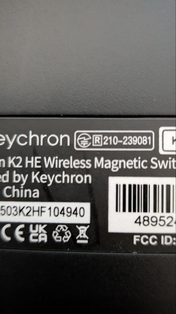 Keychron K2 HE US配列