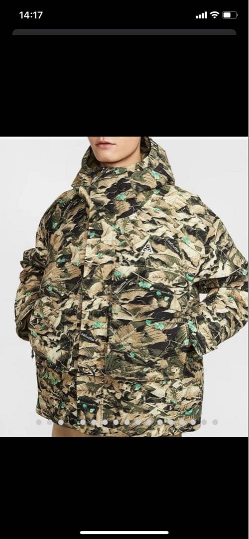 NIKE ACG PrimaLoft Skull Peak XL 堀米雄斗着用