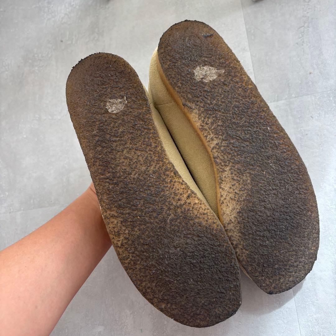 CLARKS ワラビー　ベージュ モカシン