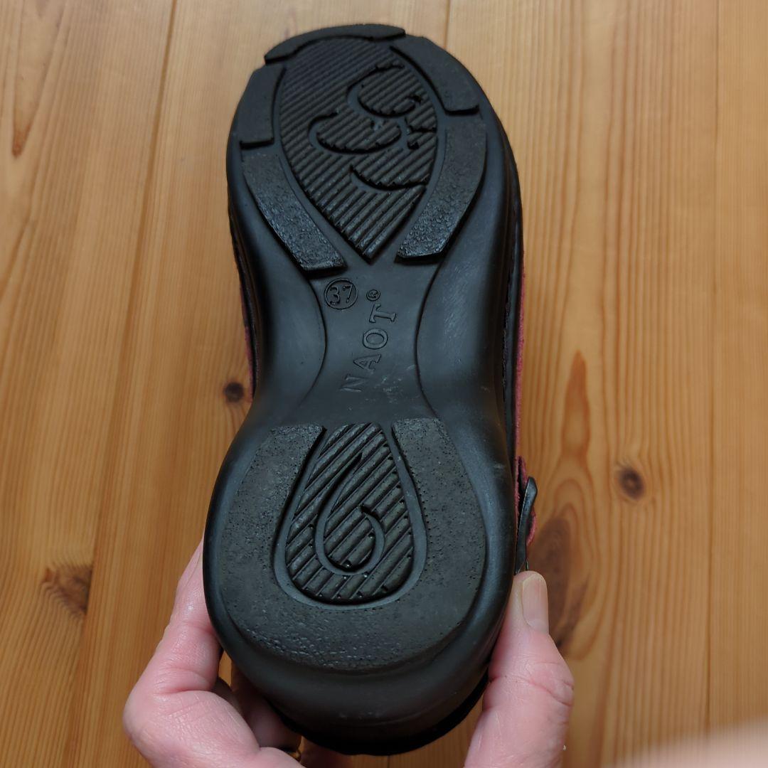 NAOT 赤 バックストラップ サボサンダル 37