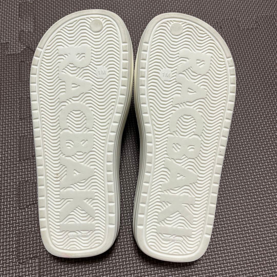 rakubaki ラクバキ　イージーサンダル　白　ホワイト M