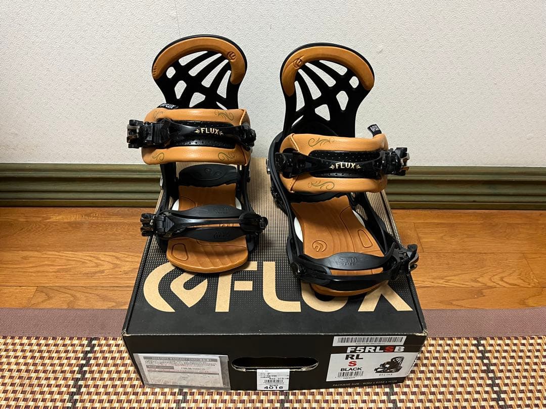FLUX ビンディング RL S ブラック フラックス 黒 美品 バインディング