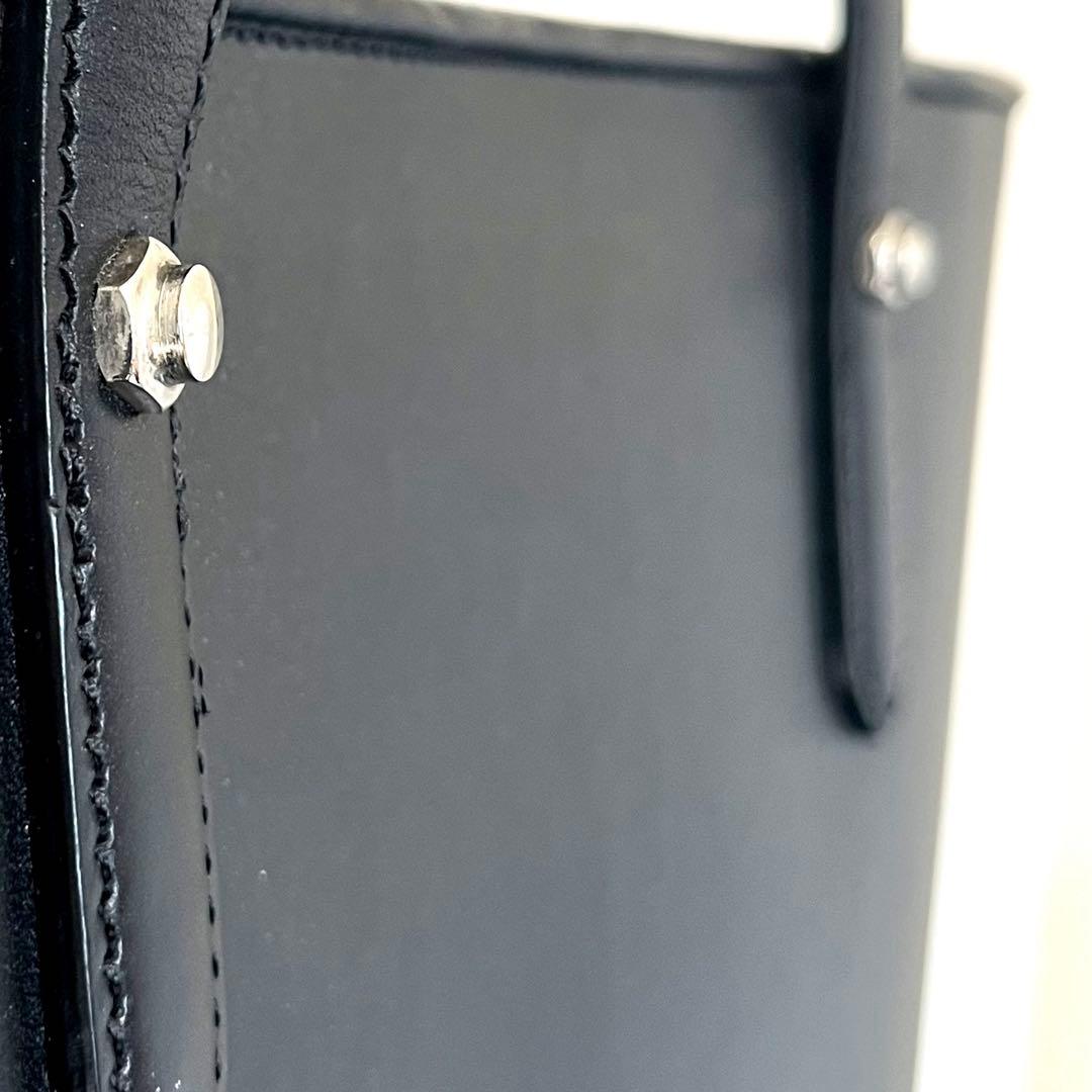 万双 ブライドルトートバッグ ブラック 定価6万円 美品 ホワイトハウスコックス