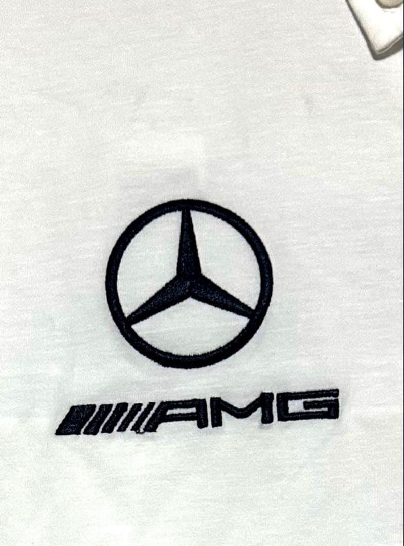 未使用！正規 メルセデスベンツ AMG トミーヒルフィガー シャツ Ｌ白