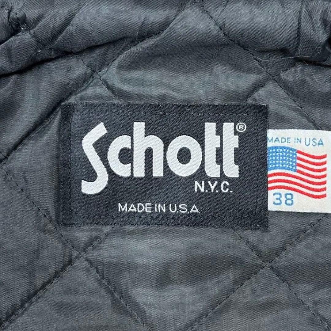 USA製 Schott ショット レザー シングルライダース ジャケット