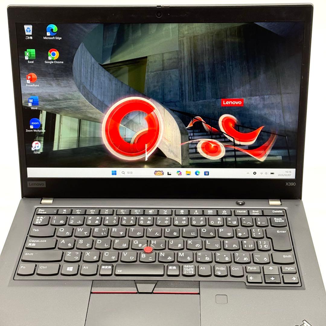 準美品 ThinkPad 第8世代i7 16GB SSD512 11pro 軽量