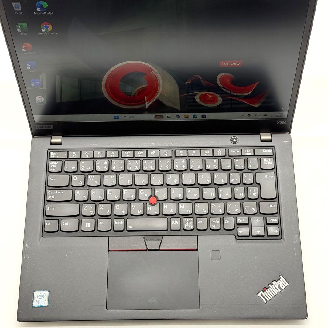 準美品 ThinkPad 第8世代i7 16GB SSD512 11pro 軽量