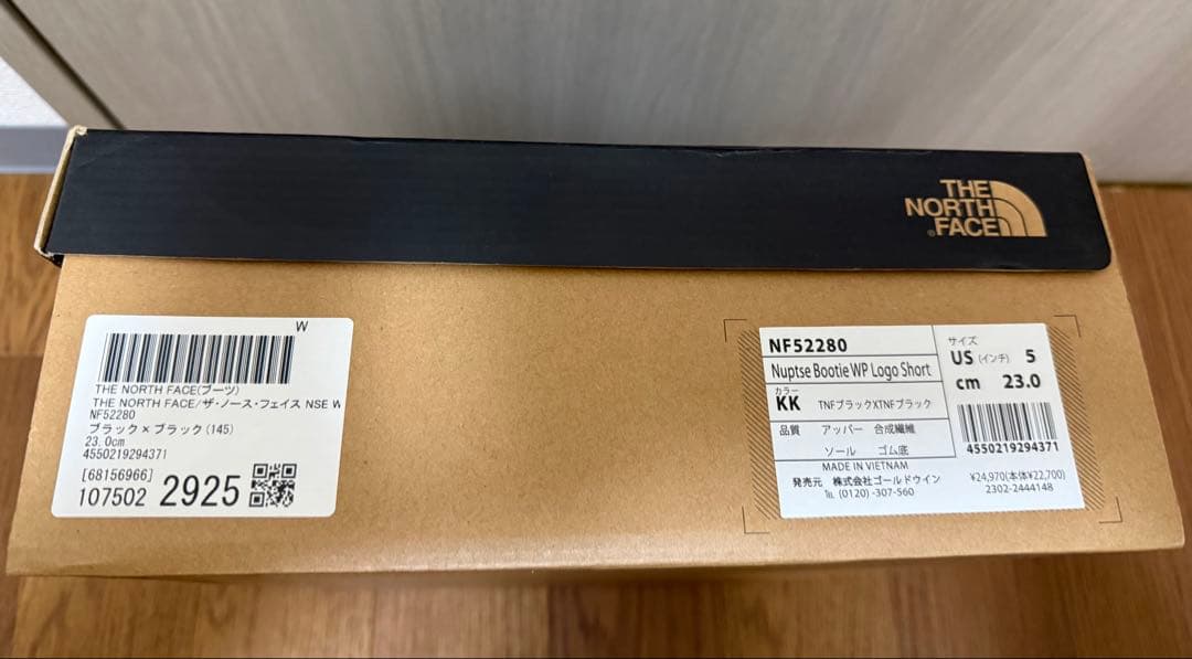 靴 THE NORTH FACE Nuptse Bootie Short 23cm