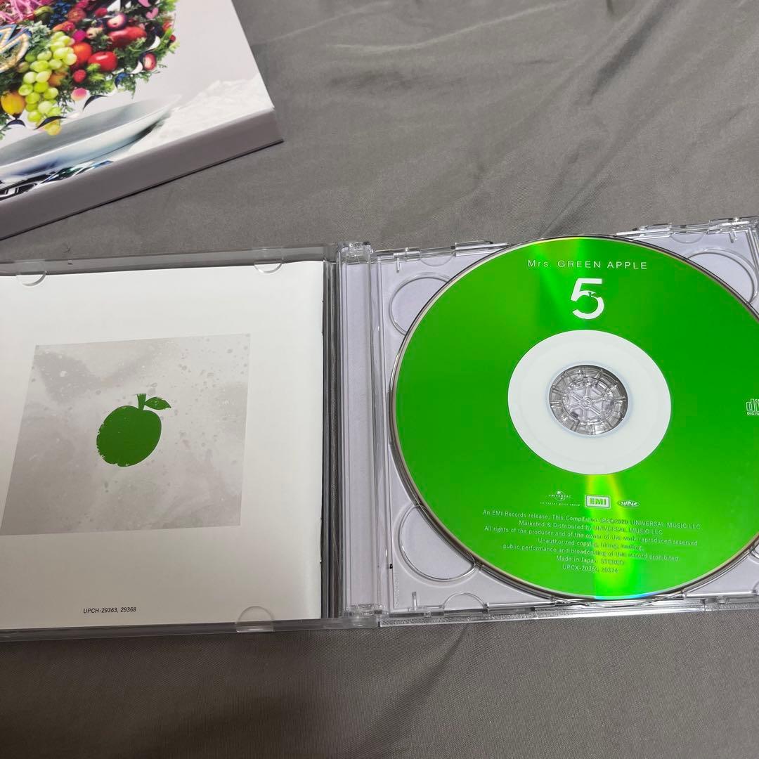 【初回限定盤】 Mrs. GREEN APPLE 5CD + DVD ＋ポスカ