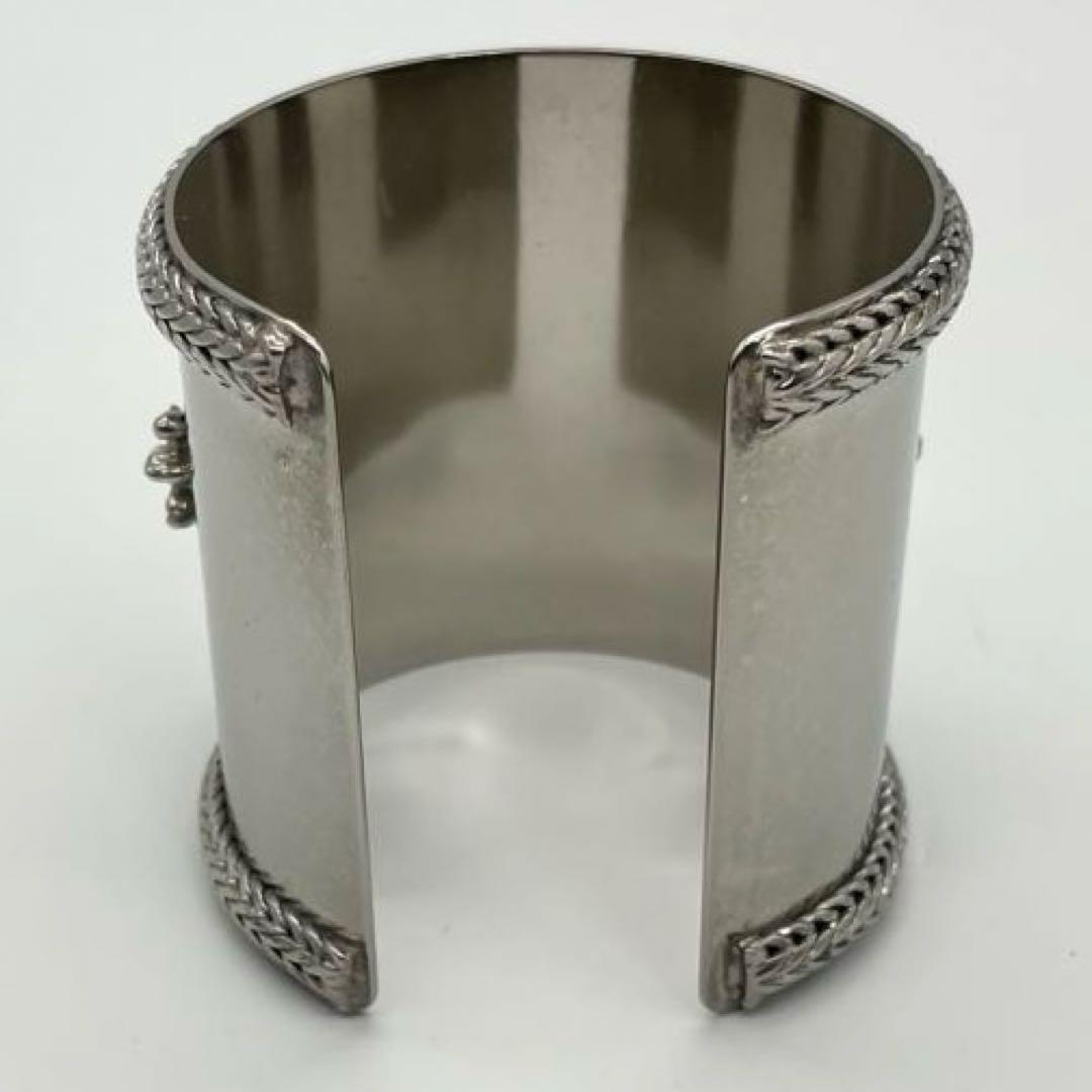 TOGA オープンバングル ブレスレット 鷲 シルバー 重厚感 太め 立体