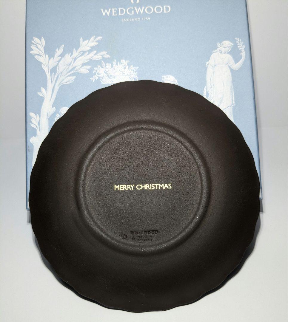 【箱付/美品】ウェッジウッド　クリスマストレイ　ジャスパー　フェスティバル
