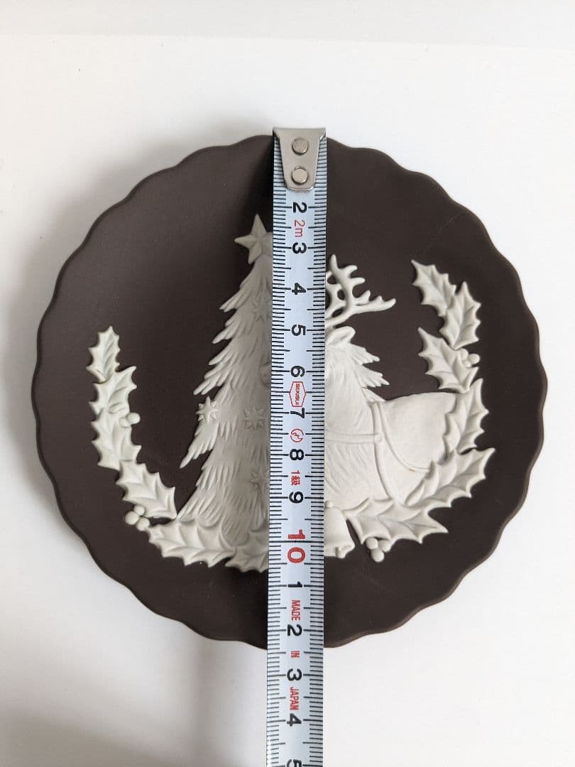 【箱付/美品】ウェッジウッド　クリスマストレイ　ジャスパー　フェスティバル