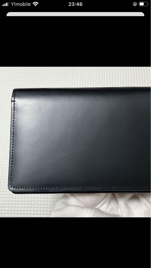 未使用　dunhill ダンヒル　レザー長財布　ブラック　黒