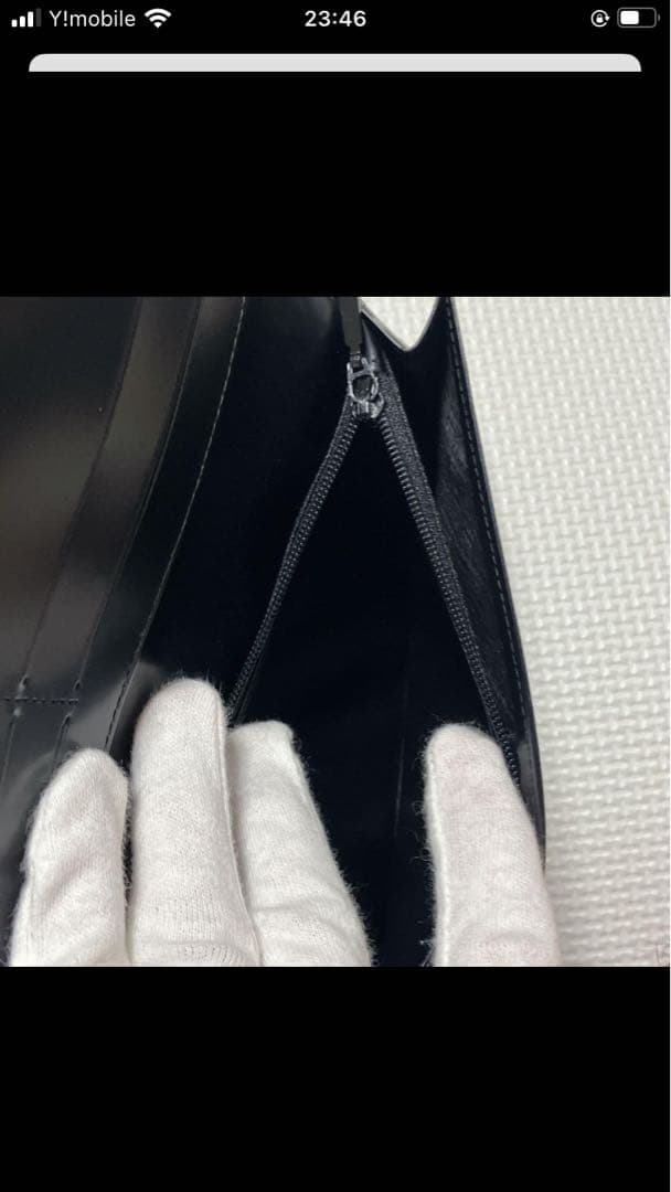 未使用　dunhill ダンヒル　レザー長財布　ブラック　黒