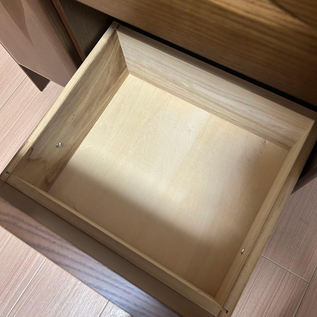 カリモク家具 電話台 FAX台 コンセント付き　karimoku 高級家具