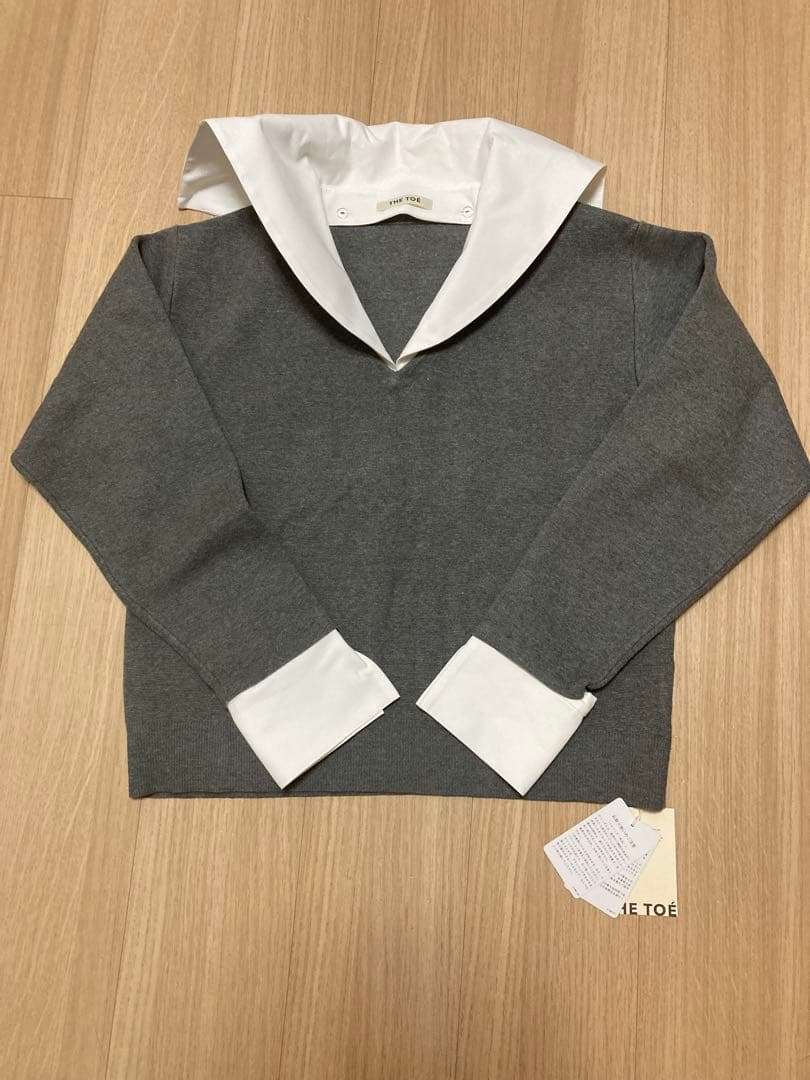 THE TOÉ Cochem Sailor Top グレー S