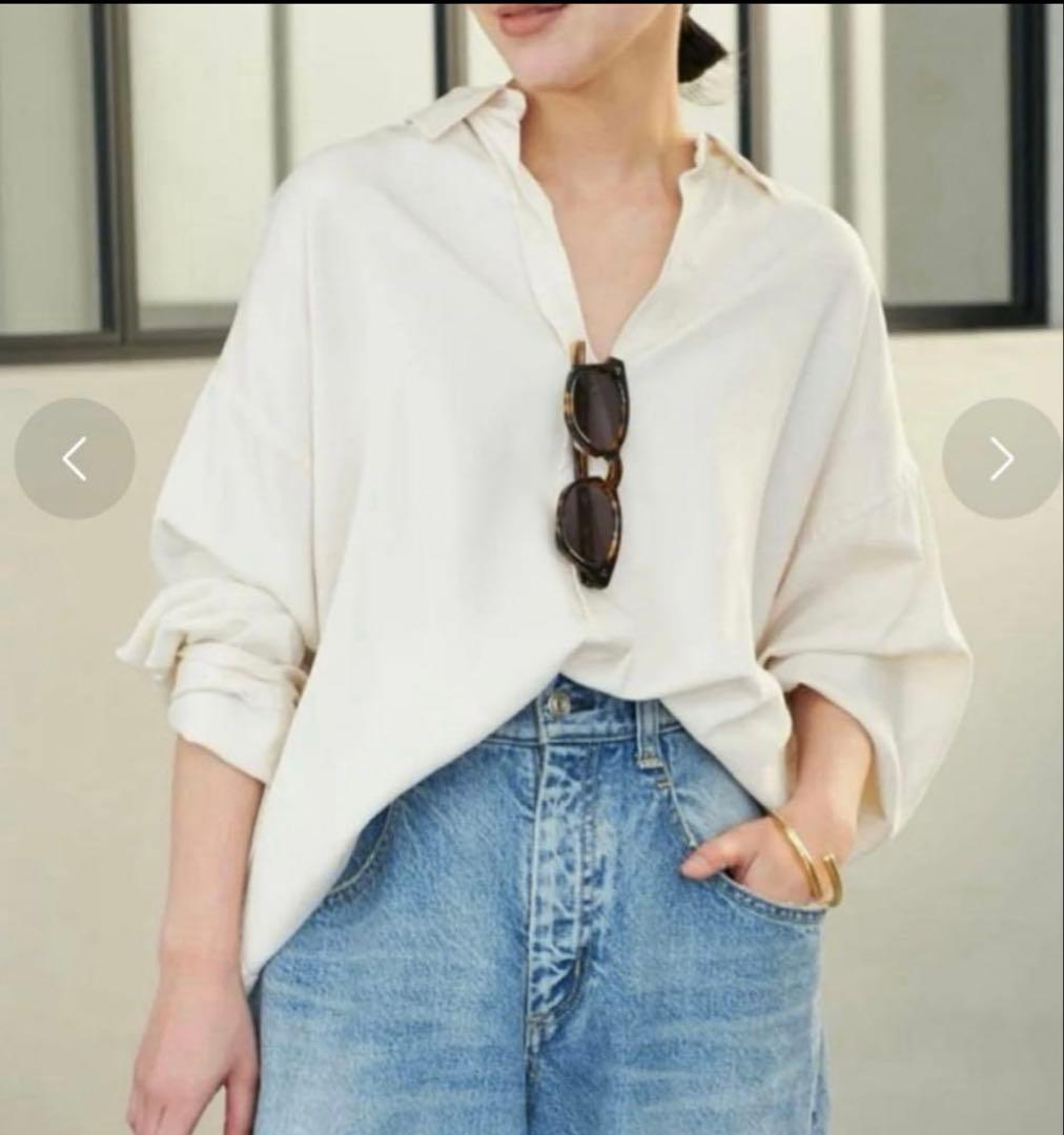 【新品未使用】プラージュ drapeシャツ