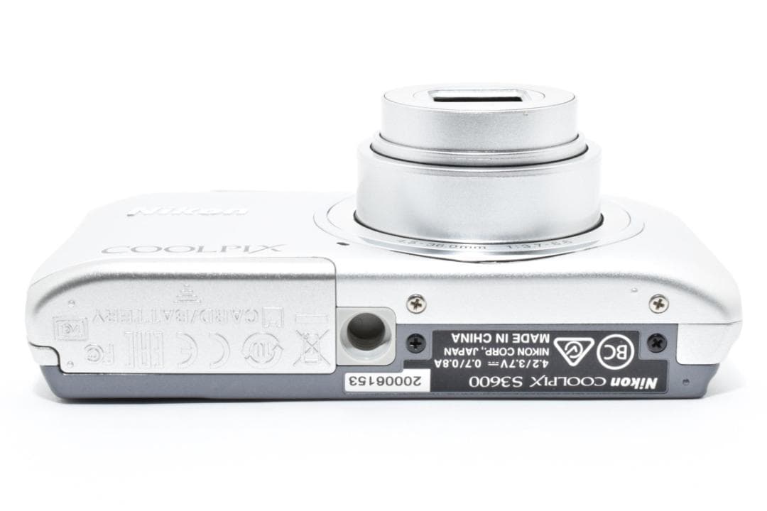 【さー】　Nikon COOLPIX S3600 シルバー