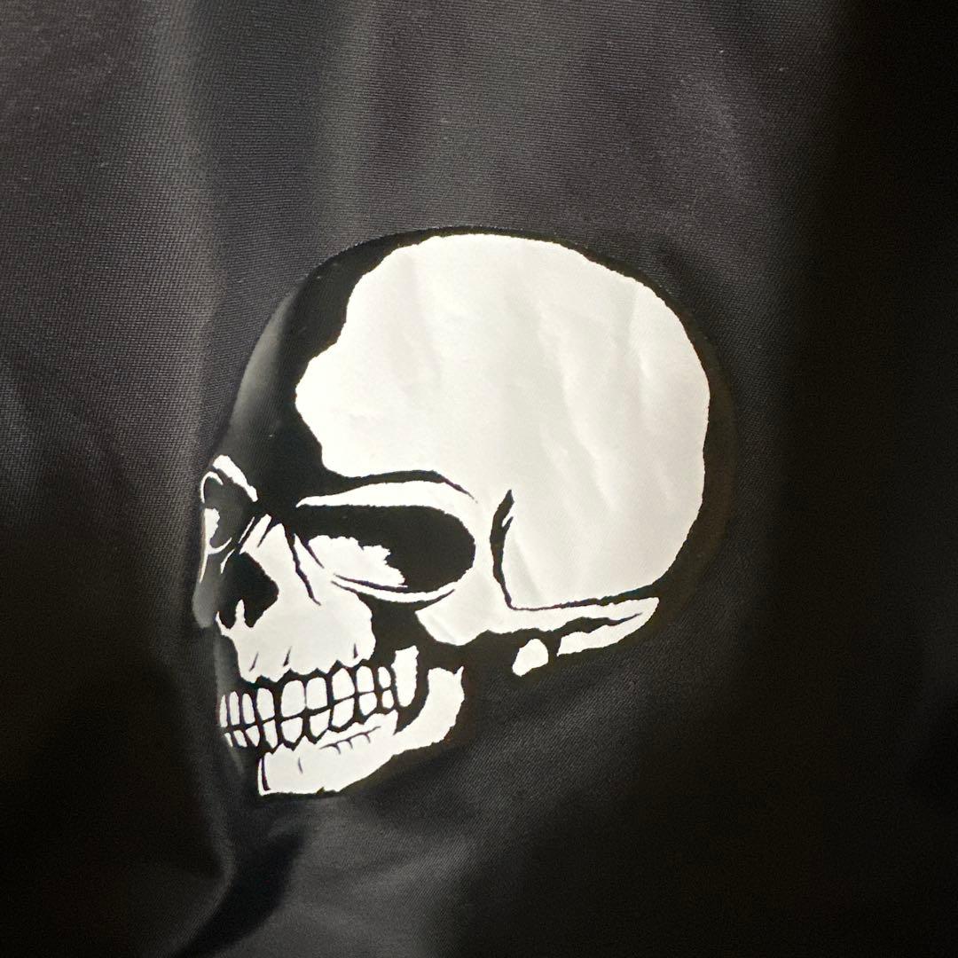 NUMBER NINE スカルプリントブラックスカジャン