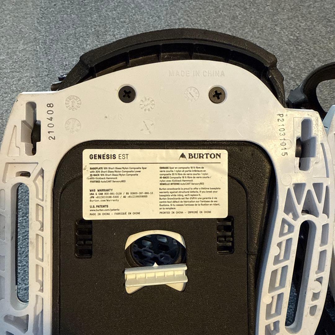 BURTON GENESIS 21年 EST Mサイズ スノーボードビンディング