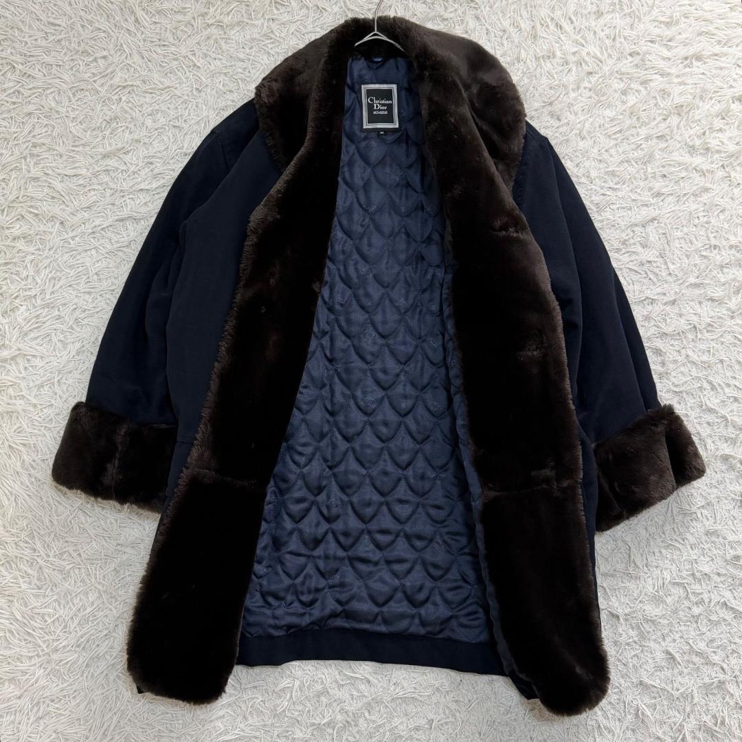 16536✨Y2K クリスチャンディオール ムッシュ ボア ファー コート M