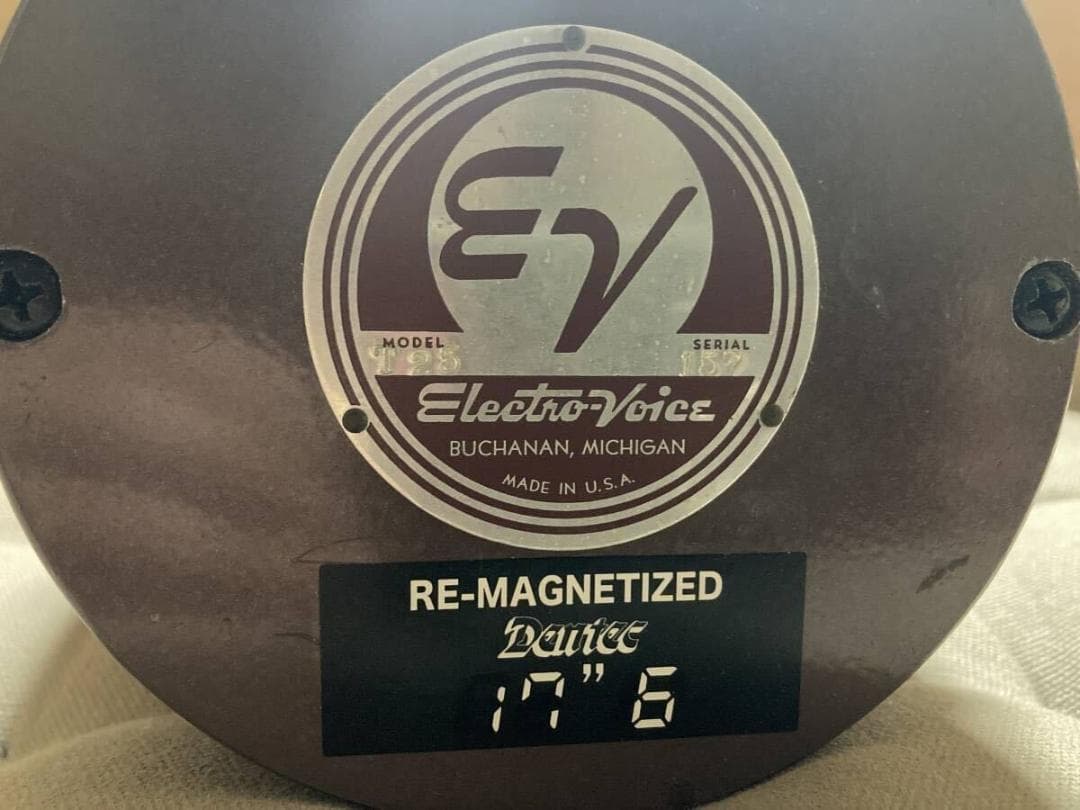 最初期　エレクトロボイス ELECTRO VIOCE T25　サウンドデン再着磁