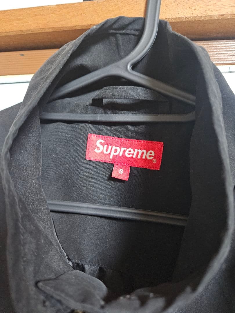 Supreme ハーフジップ　プルオーバー ブラックSサイズ