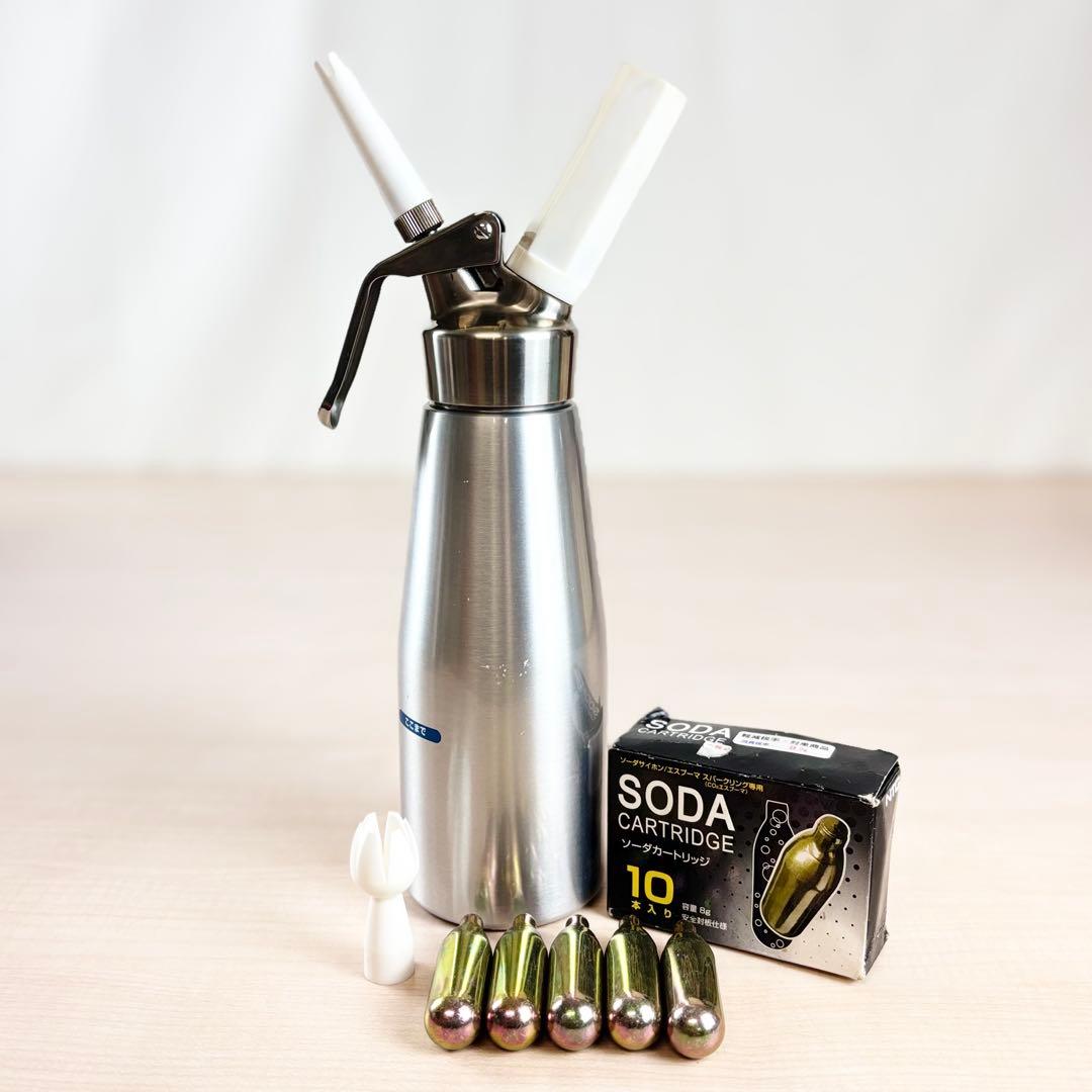 【カートリッジ15本付】NTG エスプーマスパークリング CO2エスプーマ M