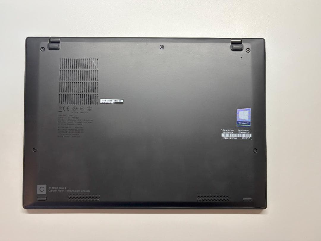Windowsノート本体 ThinkPad X1 Nano Gen1 LTE