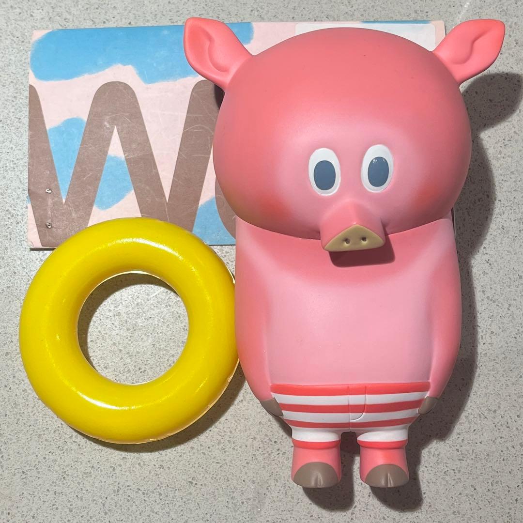 【新品】おがわこうへい　Woo pig BG BEAR ソフビ　Taipei