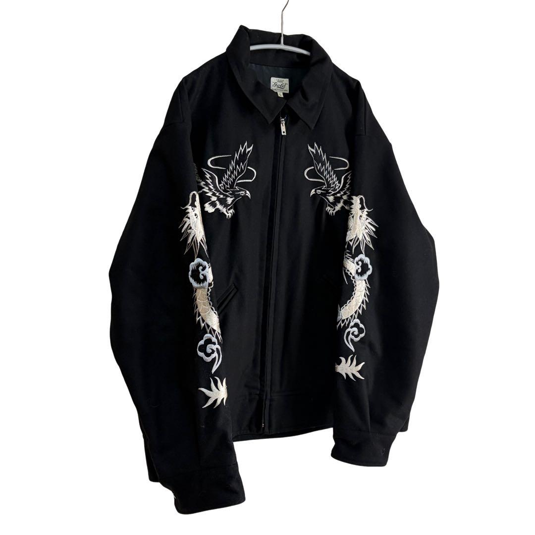 N-649 美品　Gold arknets別注　メルトンスーベニアジャケット　L