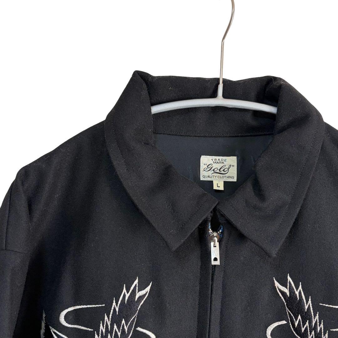 N-649 美品　Gold arknets別注　メルトンスーベニアジャケット　L