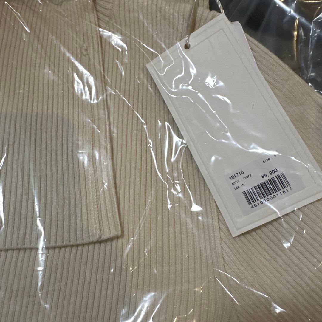 トップス andmary Mary turtle knit tops ivory