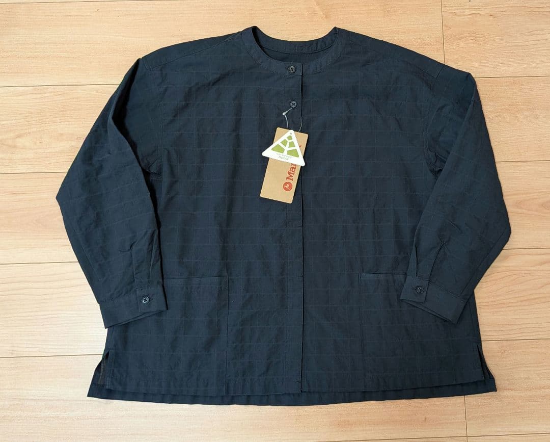 《タグ付き新品》マーモット 四角友里 リネンライク山シャツ ブラウス
