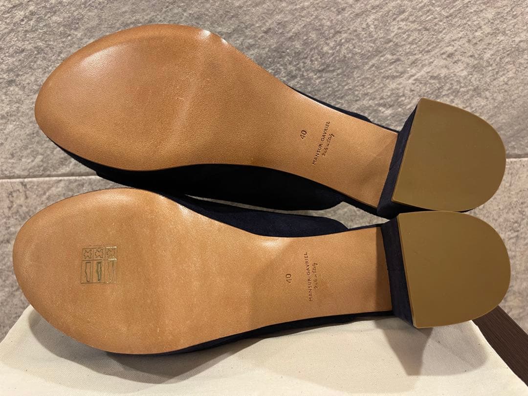 【limoncello】MANSUR GAVRIEL ネイビー ミュール